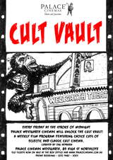 Poster for Cult Vault at Palace Westgarth