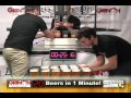 56 Beers Filled In One Minute