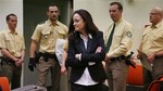 Beate Zschaepe, member of the neo-Nazi group National Socialist Underground (NSU) enters the court room before the start of her trial in Munich, southern Germany, Monday, May 6, 2013.