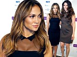 Sharing the limelight! Jennifer Lopez listens while sister Lynda promotes her Global Mom Relay at New York event 