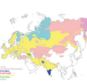 Where Europe's language came from: The 'common words' point to the existence of a linguistic super-family tree that unites seven major language families of Eurasia., shown here