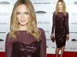 She won't be single for long! Bachelorette Heather Graham, 43, slinks into a sexy sequin dress to celebrate magazine cover 