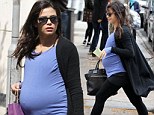 Heavily pregnant Jenna Dewan-Tatum looks after her dancer's body at pre-natal yoga class