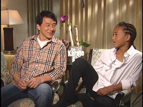 Jaden Smith and Jackie Chan Interview for THE KARATE KID