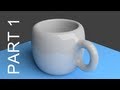 Blender Tutorial For Beginners: Coffee Cup - 1 of 2