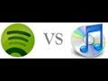 Spotify vs. iTunes - The Showdown