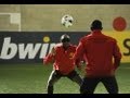 Telepathic football: Yorke & Cole vs Rooney, Welbeck & Hernandez