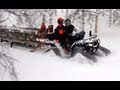 Polaris 550 Prospector tracks & Atv-Expert Timber Pro 600 skiset