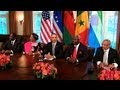 President Obama Welcomes African Leaders