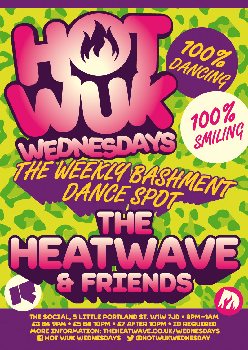 Hot Wuk Wednesdays Flyer