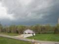 Formation of a funnel cloud Albany KY April 11, 2008 Part 1