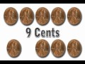 Vids4Kids.tv - 10 Cents - Learn To Count Pennies, Nickels and Dimes