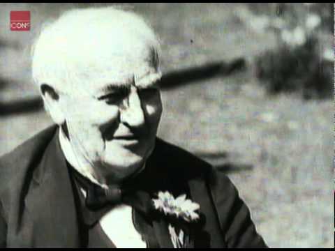 Thomas Edison interviewed at the age of 84