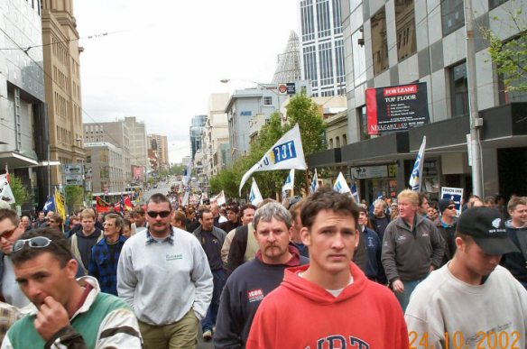 Part of the march