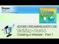 Dreamweaver CS6 Tutorial:  Basic HTML - Part 1