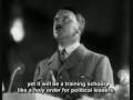 A HISTORICAL ADOLF HITLER SPEECH (WITH ENGLISH SUBTITLES)