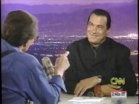 Steven Seagal on Larry King