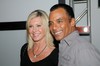 Olivia Newton John (Singer) and Jon Secada (Singer) attend the TAG Heuer 150th Anniversary and