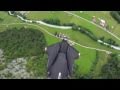 Daredevil flies through waterfall