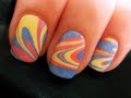 Water Marble Nail Art