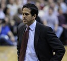 Erik Spoelstra  Wizards v/s Heat 03/30/11