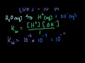 Introduction to pH, pOH, and pKw