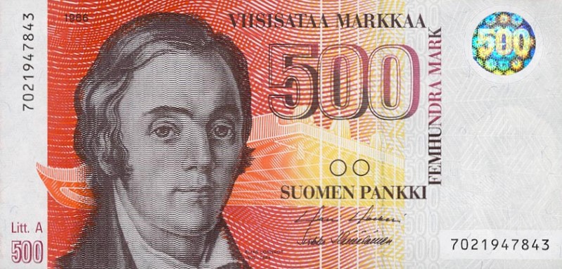 500 markkaa reverse