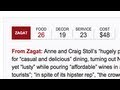 Google+ Local: Decide with Zagat