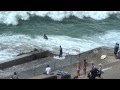 Surfeurs piégés par la marée à la côte des basques de Biarritz