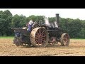 Dampf -Traktor pflügt - Steam Tractor plowing