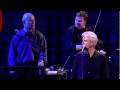 David Byrne sings 