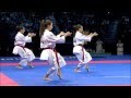 Karate Female Team Kata Bronze Medal - Serbia vs Italy - WKF World Championships Belgrade 2010 (1/2)