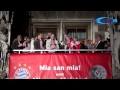 Franck Ribéry & David Alaba @ FC Bayern Meisterfeier 2013 auf dem Rathausbalkon