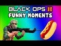 Black Ops 2 Funny Random Moments - Hot Dog, Mic Farts, Emblem Trolling, XBL Messages (Funtage)