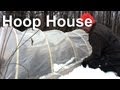 Cold Frame Hoop House Portable Greenhouse Setup : GardenFork.TV