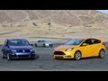 Ford Focus ST vs Volkswagen Golf R (or Subaru BRZ)! - Head 2 Head Episode 23