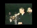 Robert Kennedy Announcing the Assasination of Dr. Martin Luther King, Jr. in Indiana 1968