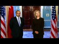 Secretary Clinton Delivers Remarks With Crown Prince of Bahrain Al-Khalifa