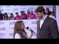 NBA All-Stars 2011 Pau Gasol Interview @ Magenta Carpet