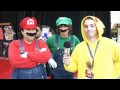 RE @ E3 2012: Pikachu Interviews the Mario Brothers