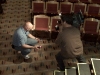 Examining ghostly phenomenon at New Mexico's haunted KiMo theater for KRQE-TV.