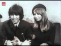 Beatles member, George Harrison and Patti Boyd in an interview on their wedding