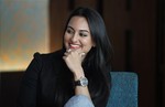 Bollywood actress Sonakshi Sinha looks on during a promotional event of her upcoming Hindi film "Dabangg," or Fearless, in Bangalore, India, Saturday, Aug. 28, 2010. Dabangg is a story of a fearless police officer and is scheduled to released on Sept. 10, 2010.