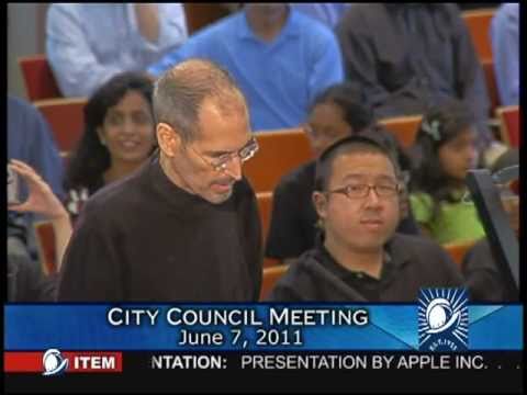 Steve Jobs' Presentation to the Cupertino City Council  (6/7/11)