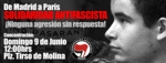 Concentración: De Madrid a París solidaridad antifascista ¡Ninguna agresión sin respuesta!