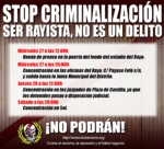 Stop criminalización. Ser rayista no es delito