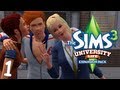 Let's Play: The Sims 3 University Life - (Part 1) - Create-A-Sim