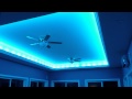 Crazy Lights LED indirect lighting for the ceiling.