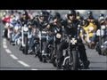 La parata delle Harley-Davidson invade Roma - 110th Anniversary Celebration in Rome, Italy