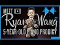 5 yr old piano prodigy Ryan Wang performs for 101 yr old.